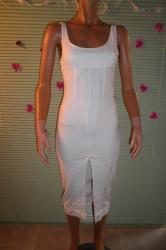 SUBLIME ROBE BLANCHE LONGUE BRODEE T 36 DRESS WHITE