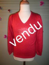 DKNY PULL FILLE TAILLE 10 ANS STRASS PULLOVER GIRL 10 Y